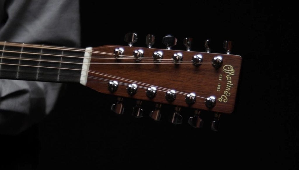 Martin-D35-12-String Headstock
