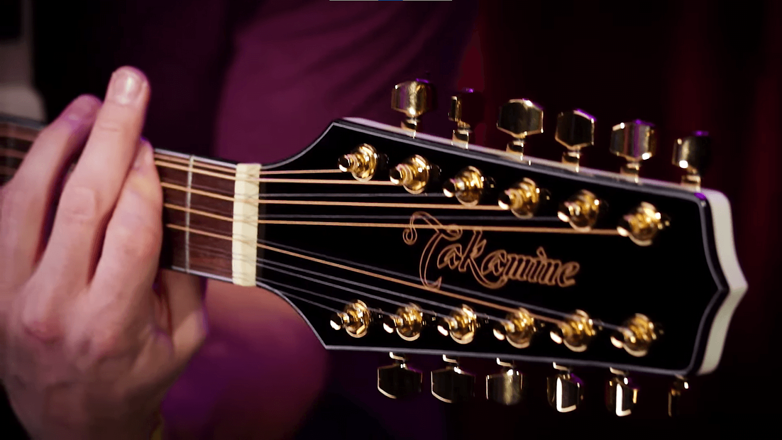 Pearl White Takamine GD35CE 12-String