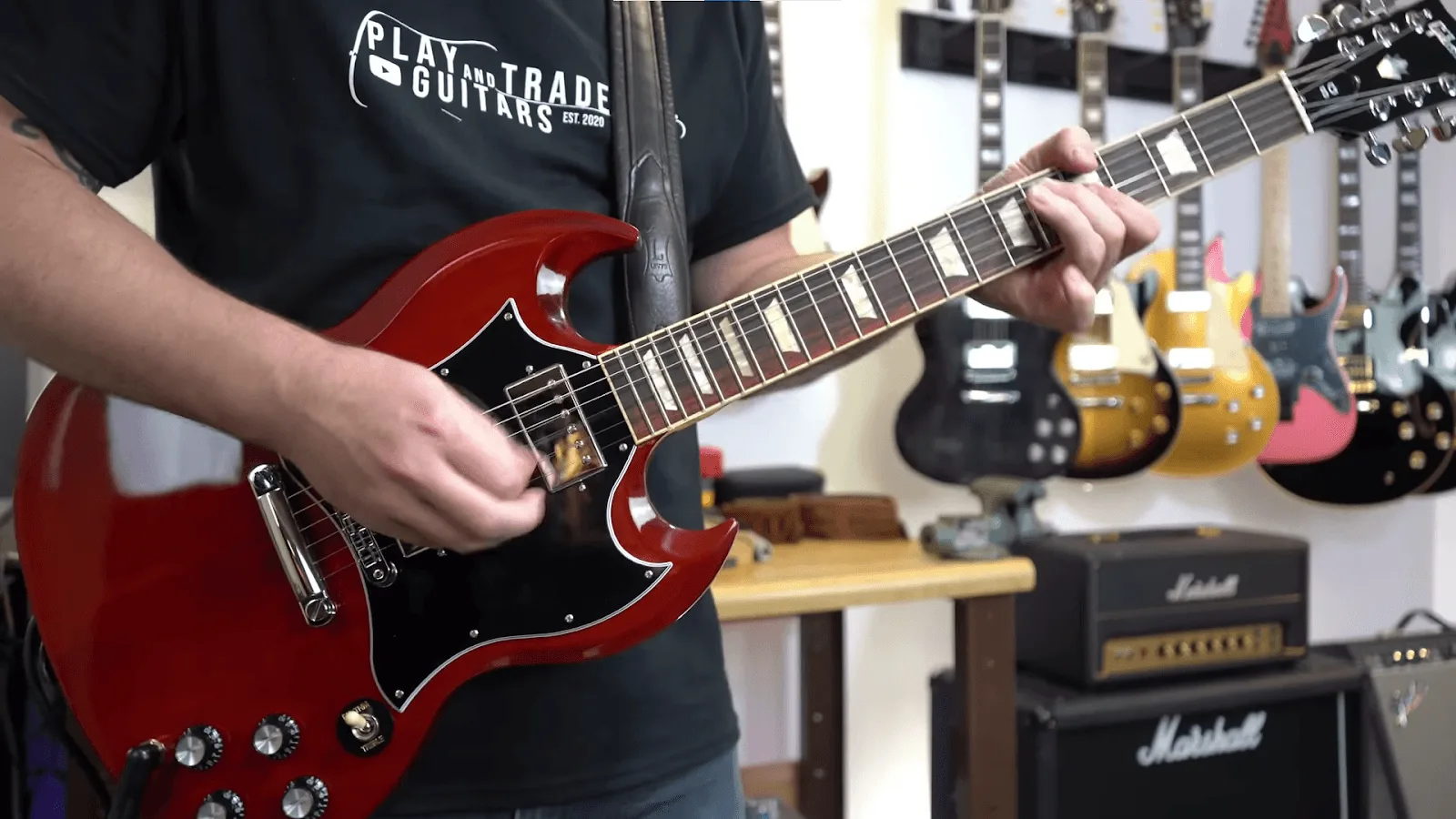 SG style guitar