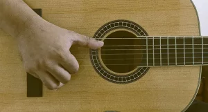 Beginner guitar playing