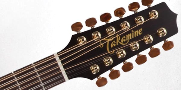 Takamine P3DC 12 String Headstock